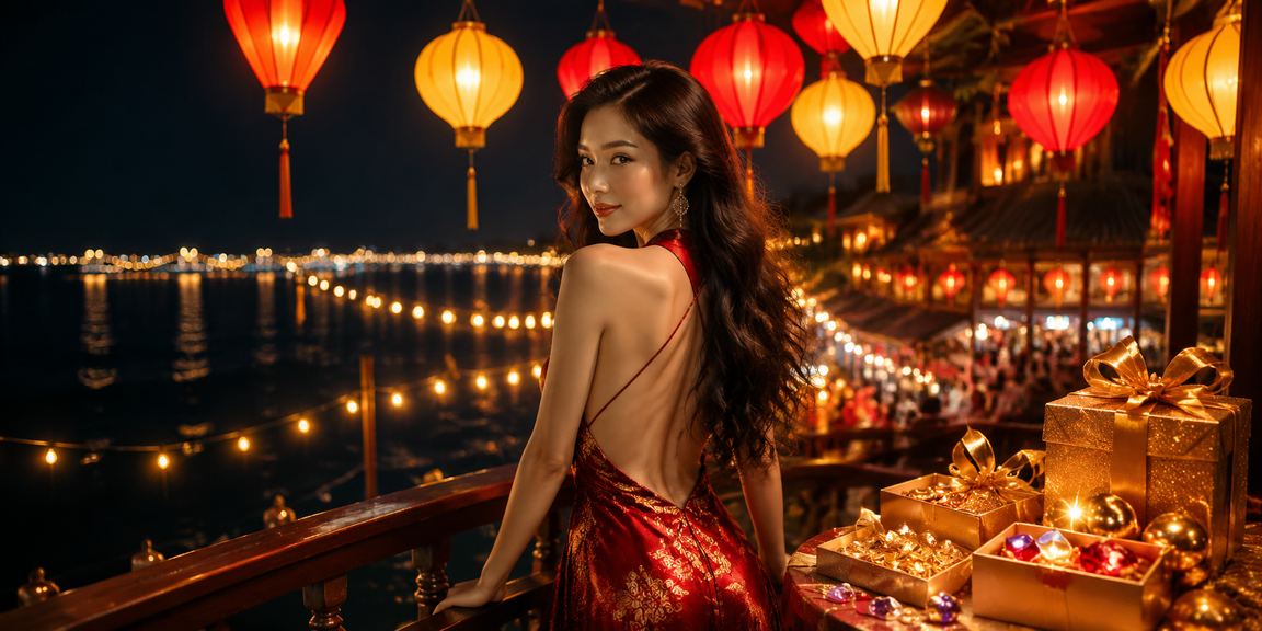 Người chơi tại chợ đêm Huế tham gia đăng ký nhận khuyến mãi tại 7735hs