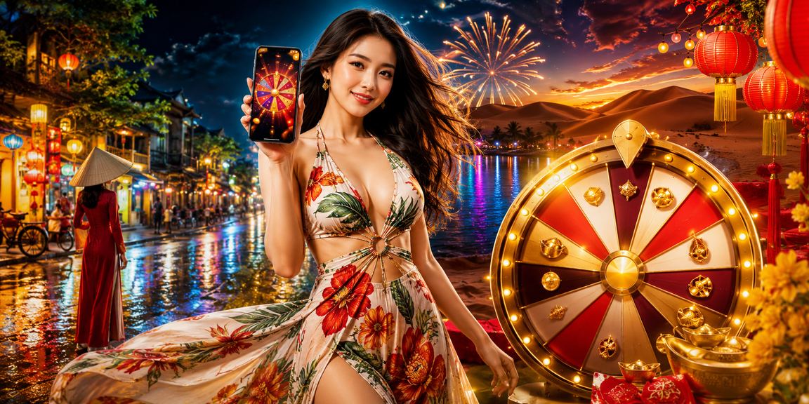 Khung cảnh đăng nhập người chơi trên thiết bị di động tại Mui Ne